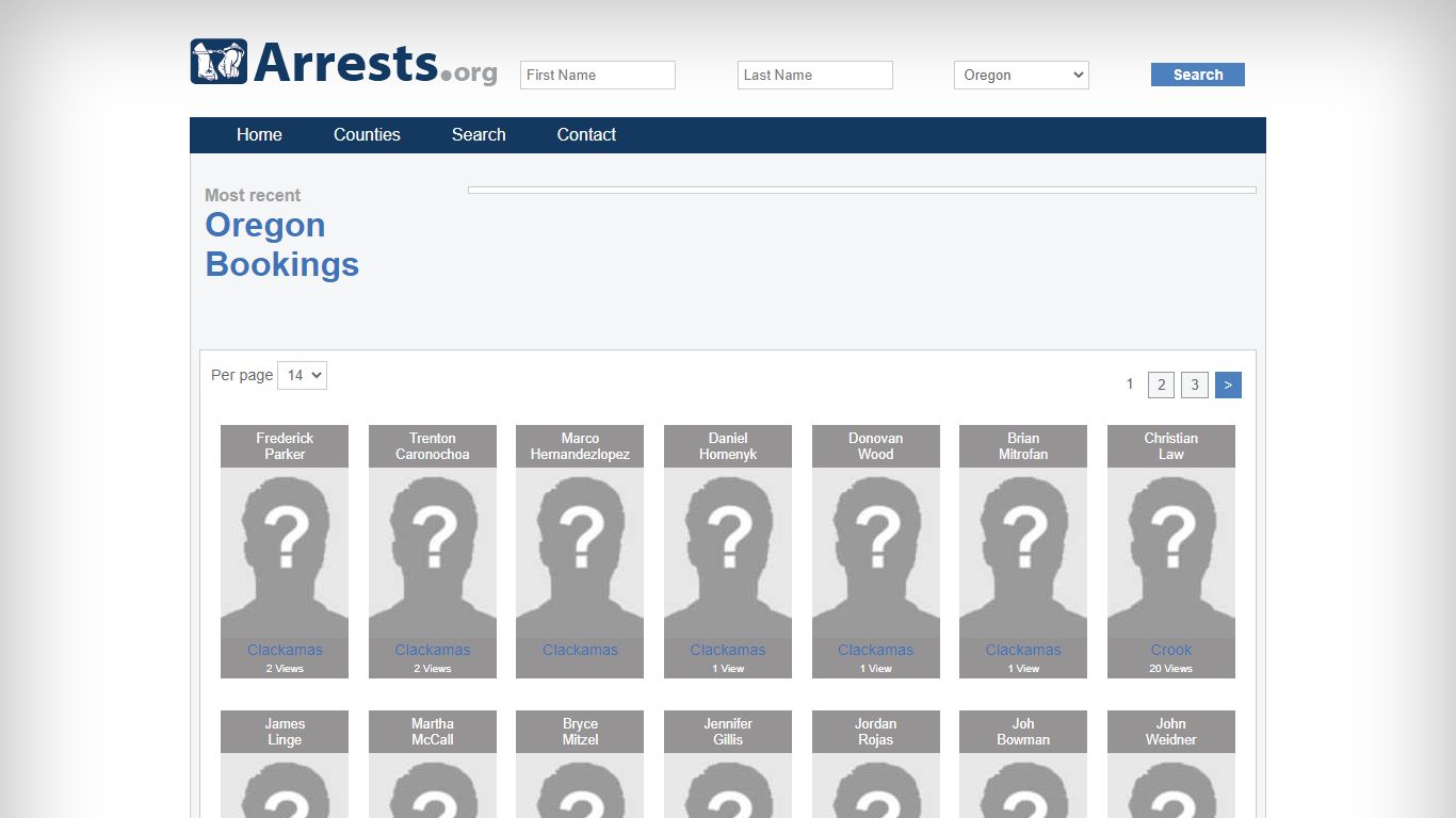 Multnomah County Arrests and Inmate Search